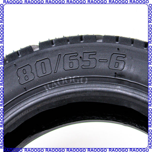 80/65-6 Tire & 10X2.5 Tube Fit 255X80 & 10X3 10 Inch Electric Scooter