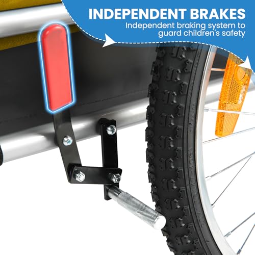 Sepnine 2 in1 Pet E-bike Trailer -68lbs with Universal Bicycle Coupler - TRIPPER ELECTRIC BIKES