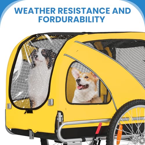 Sepnine 2 in1 Pet E-bike Trailer -68lbs with Universal Bicycle Coupler - TRIPPER ELECTRIC BIKES