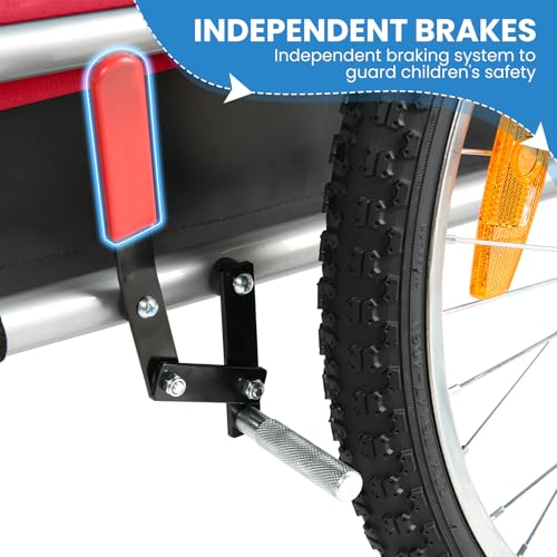 Sepnine 2 in1 Pet E-bike Trailer -68lbs with Universal Bicycle Coupler - TRIPPER ELECTRIC BIKES