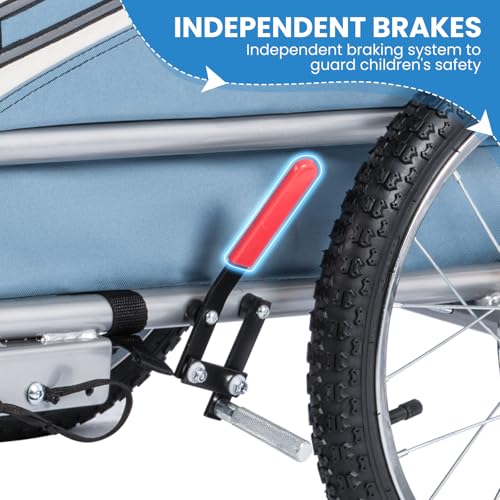 Sepnine 2 in1 Pet E-bike Trailer -68lbs with Universal Bicycle Coupler.