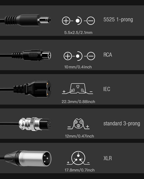 54.6V 2A Electric Bike Charger - Universal 5 Outputs - TRIPPER ELECTRIC BIKES