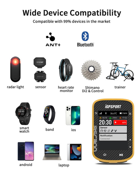 iGPSPORT BSC300 Bike Computer, Offline MAP Navigation - TRIPPER ELECTRIC BIKES