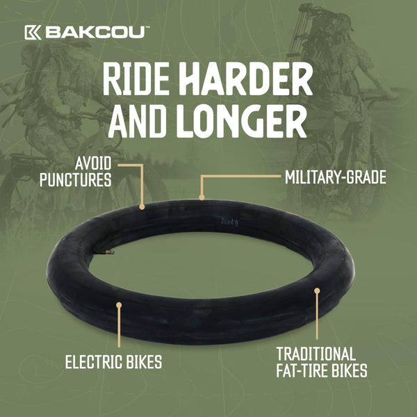 Heavy Duty Fat Tire Tube - Military-Grade - TRIPPER ELECTRIC BIKES