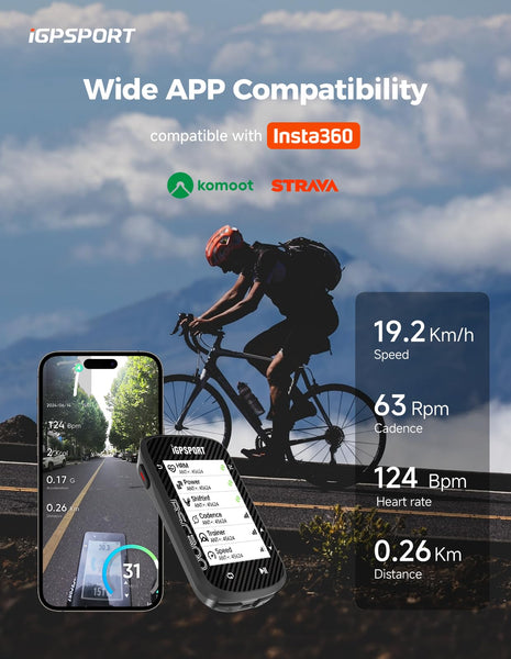 iGPSPORT BSC300 Bike Computer, Offline MAP Navigation - TRIPPER ELECTRIC BIKES