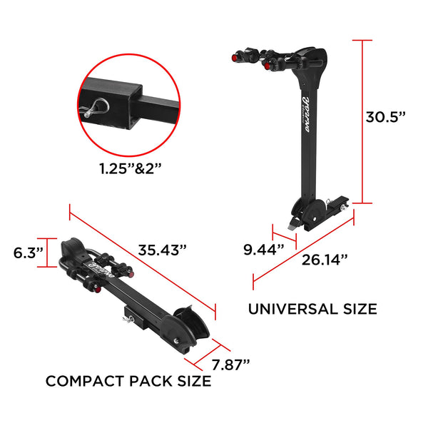 Young 200 lb 2-Bike Rack - TRIPPER ELECTRIC BIKES