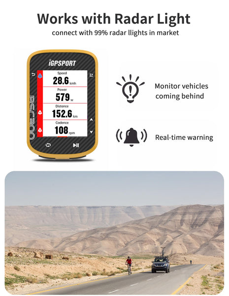 iGPSPORT BSC300 Bike Computer, Offline MAP Navigation - TRIPPER ELECTRIC BIKES