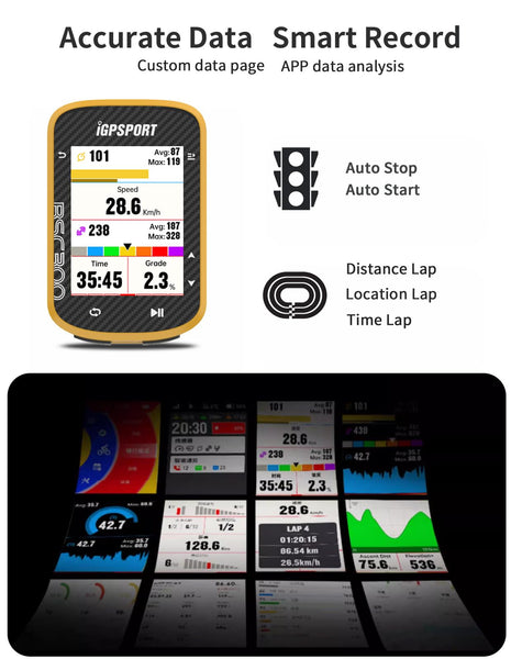 iGPSPORT BSC300 Bike Computer, Offline MAP Navigation - TRIPPER ELECTRIC BIKES