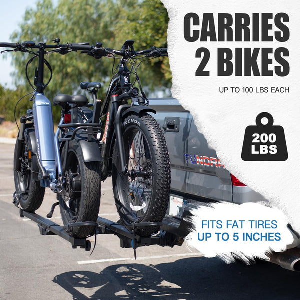 Young Electric 200 lbs Hitch - 2 Bike Rack.
