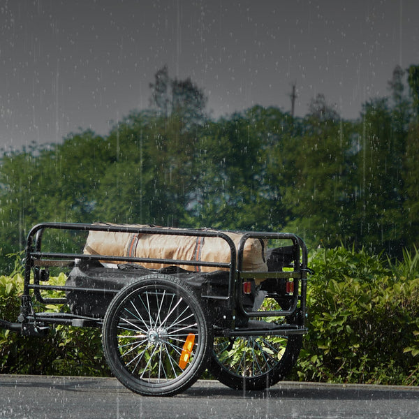 VEVOR E-Bike Cargo Trailers Heavy-Duty Bicycle Wagon Cart, Foldable - TRIPPER ELECTRIC BIKES