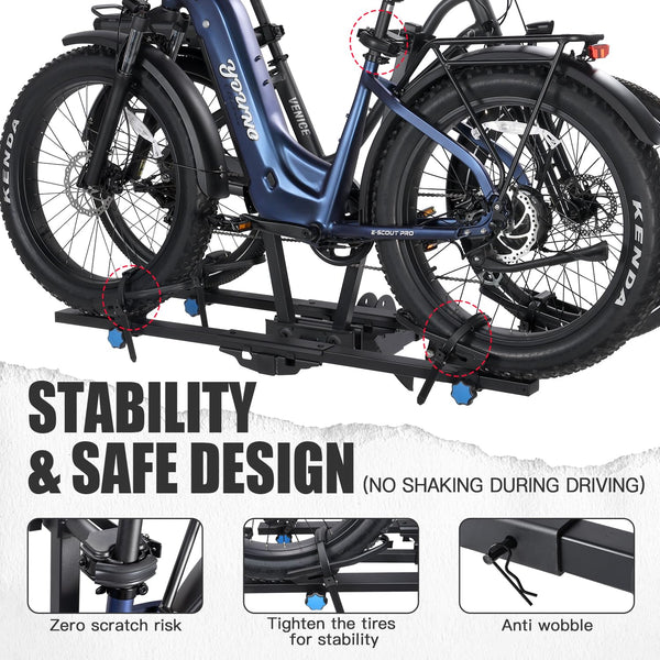 Young Electric 200 lbs Hitch - 2 Bike Rack.