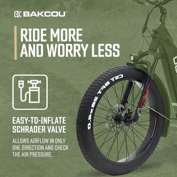 Heavy Duty Fat Tire Tube - Military-Grade - TRIPPER ELECTRIC BIKES