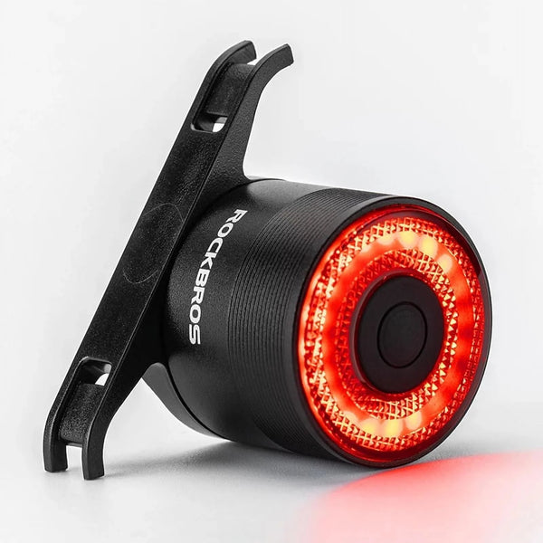 Bike Tail Light Bike Rear Light Bicycle Smart Brake Sensor Tail Light Waterproof Warning Light MTB Road Bike Night Cycling