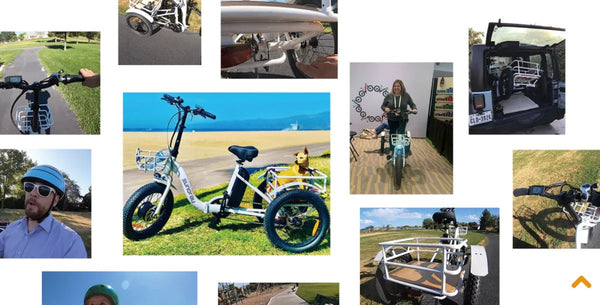 -THE E-TRIKE- THREE WHEEL ELECTRIC TRICYCLE.