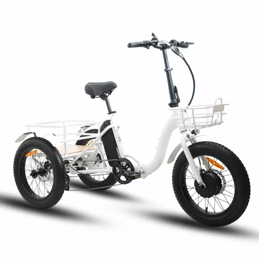 E TRIKE THREE WHEEL ELECTRIC TRICYCLE TRIPPER ELECTRIC BIKES