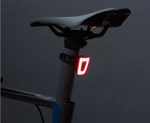 Bike Tail Light Rear Light USB Rechargeable Waterproof Night Warning Hemlet Taillight