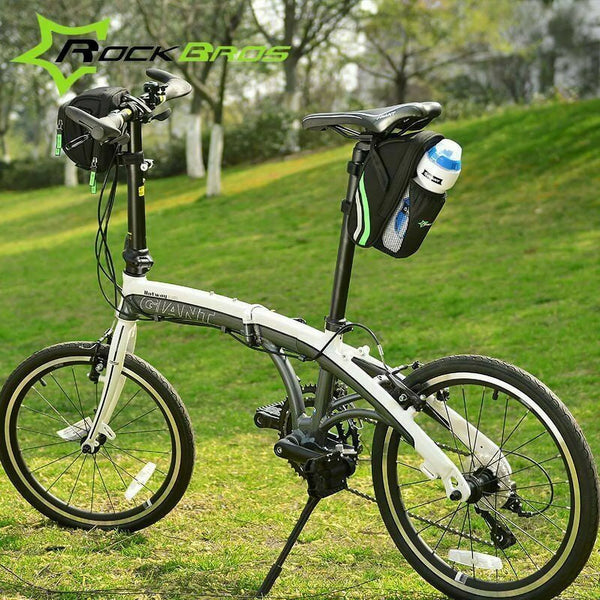 Bike Saddle Bag Bicycle Tail Bag under Seat Water Bottle Mount