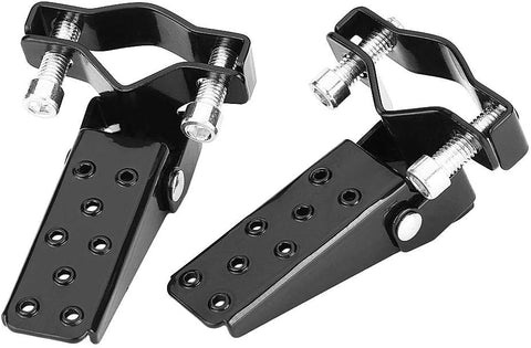 1 PAIR (2pcs) Black Metal Motorcycle / E Bike Foot Pegs - TRIPPER ELECTRIC BIKES