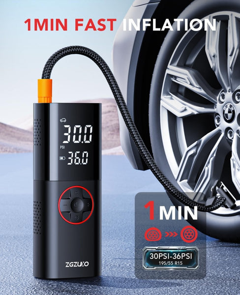 150psi Tire Inflator / Portable Air Compressor - TRIPPER ELECTRIC BIKES