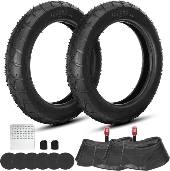 12.5X2.25 (12-1/2 X 2-1/4) 57-203 62-203 Tire Inner Tube Compatible with Razor Dirt Rocket Pocket Mod Bella Betty Currie Hannah Montana Sweet Pea IZIP Ezip Gas Electric Scooter Heavy Duty Parts