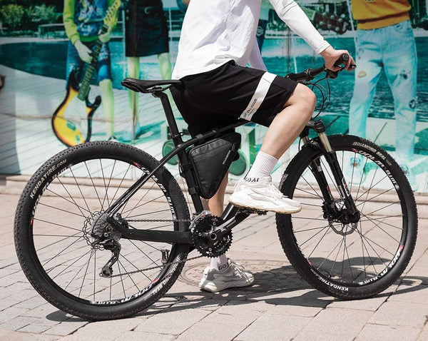 Bike Triangle Frame Bag, Bike Triangle Bag, with Two Side Pockets, 1.5L