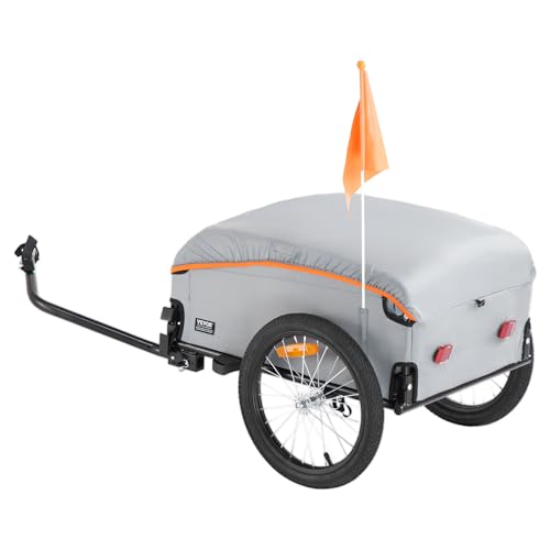 VEVOR E-Bike Cargo Trailers Heavy-Duty Bicycle Wagon Cart, Foldable - TRIPPER ELECTRIC BIKES