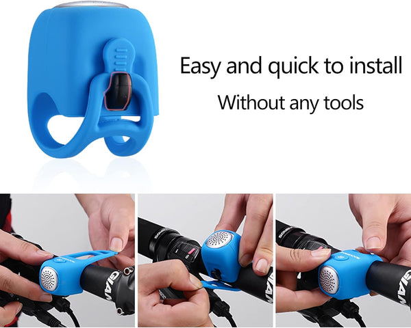 Electric Bike Horn 90 Db Electra Bike Bell Loud Bike Horn Electronic for Adults Kids Bicycle Bells