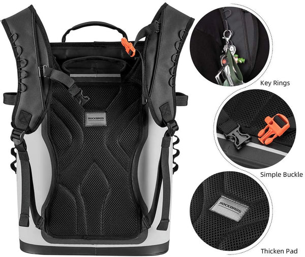 Backpack Cooler Leak-Proof Soft Sided Coolerbag 36Can Outdoorwaterproof