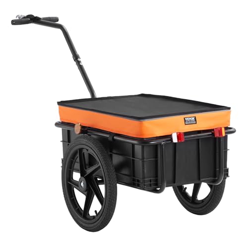 VEVOR E-Bike Cargo Trailers Heavy-Duty Bicycle Wagon Cart, Foldable - TRIPPER ELECTRIC BIKES