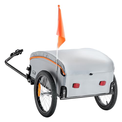 VEVOR E-Bike Cargo Trailers Heavy-Duty Bicycle Wagon Cart, Foldable - TRIPPER ELECTRIC BIKES