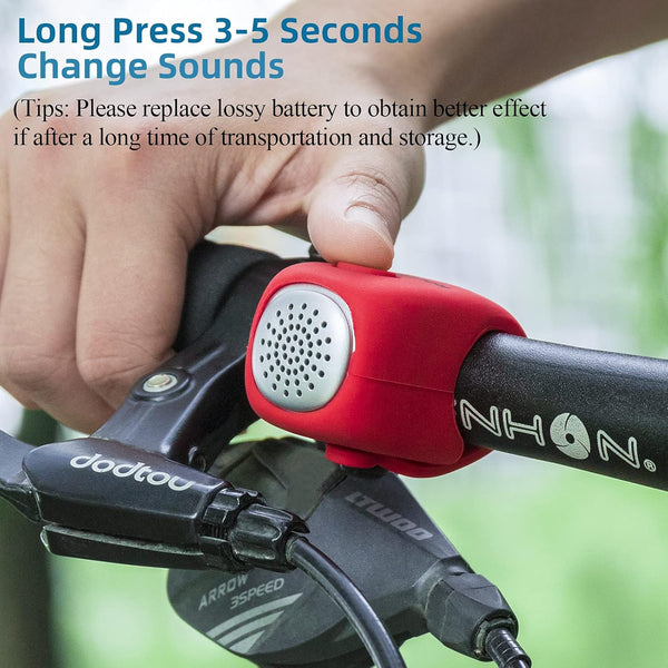 Electric Bike Horn 90 Db Electra Bike Bell Loud Bike Horn Electronic for Adults Kids Bicycle Bells