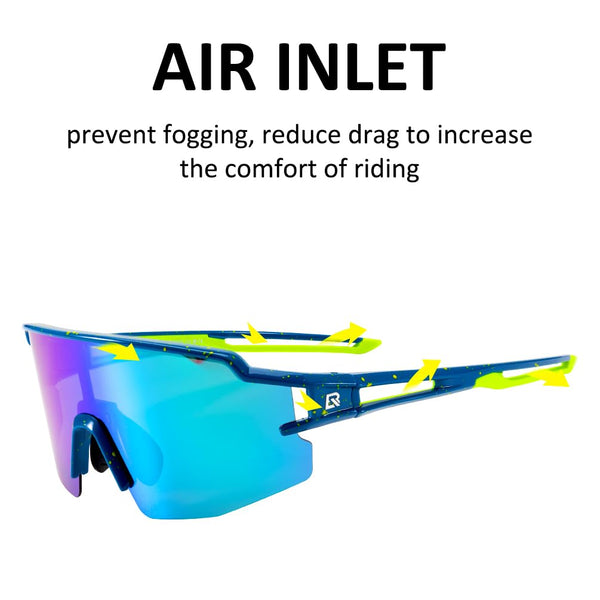 ROCKBROS Polarized Sunglasses for Men Women UV Protection Cycling Sunglasses Sport Glasses