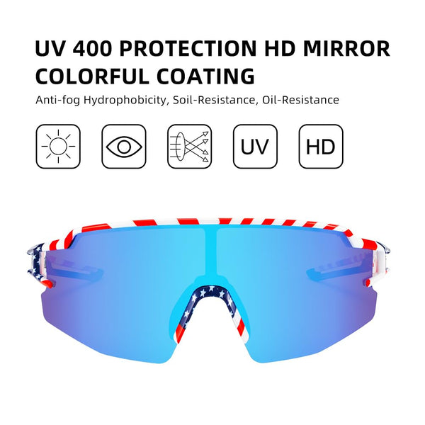 ROCKBROS Polarized Sunglasses for Men Women UV Protection Cycling Sunglasses Sport Glasses