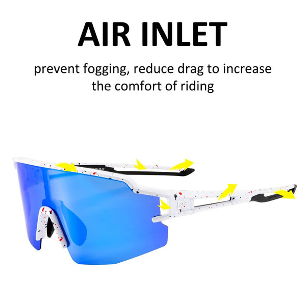 ROCKBROS Polarized Sunglasses for Men Women UV Protection Cycling Sunglasses Sport Glasses