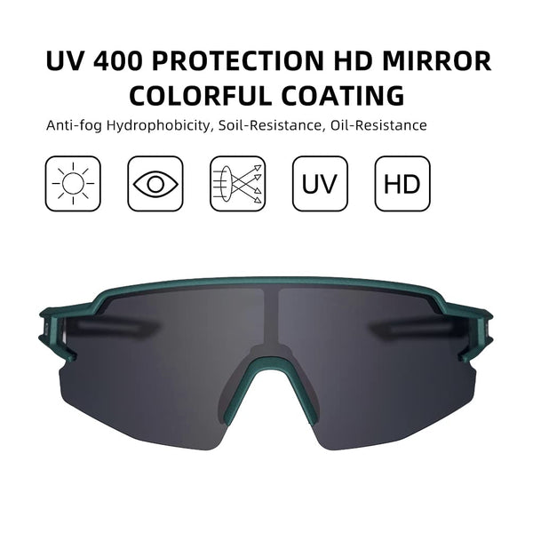 ROCKBROS Polarized Sunglasses for Men Women UV Protection Cycling Sunglasses Sport Glasses