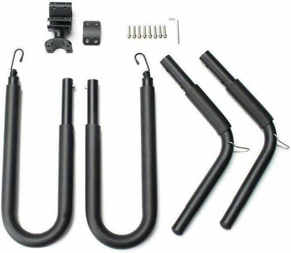 Surfboard Bike Rack, Adjustable Surfboard Carrier Mount, Zikepa Surf Rack, Surf Board Holder, Wakeboard Holder for Boogie Board Shortboard up to 8ft Length - TRIPPER ELECTRIC BIKES