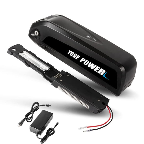 YS YOSE POWER Electric Bike Battery 36V 48V 52V 13Ah 15Ah 17Ah 20Ah Lithium Electric Bicycle Battery for 250W 350W 500W 750W 1000W 1200W 1500W Ebike Motor