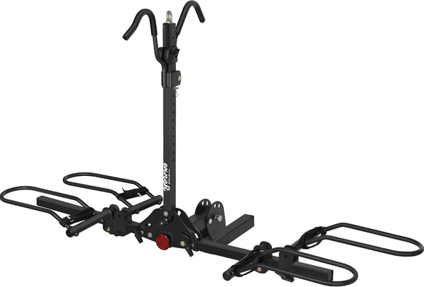 Young Electric E-Bike Rack with Ramp, Hitch 2 Bike Rack, 200 lbs Capacity Electric Bike Carrier, Foldable Platform Mount for Cars, Trucks, SUVs, Minivans, Up to 5-Inch Fat Tire for 2'' Receiver