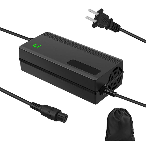 42V 3A Fast Battery Charger,DC5.5x2.1/2.5mm Plug,Not Applicable to Lead-Acid Batteries