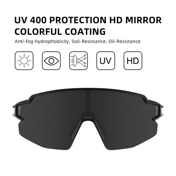 ROCKBROS Polarized Sunglasses for Men Women UV Protection Cycling Sunglasses Sport Glasses
