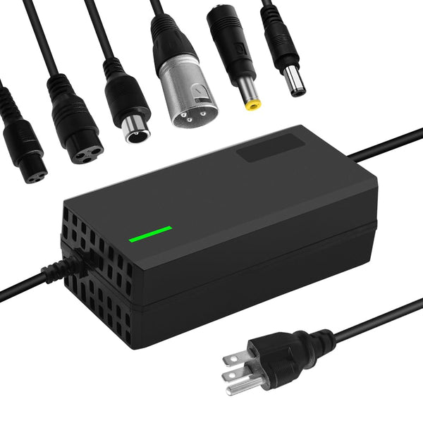 58.8V 5A Charger with 6-in-1 Plug for 52V Lithium Battery Such as Car Truck Lawn Mower Boat Marine Batteries (58.8V5A-(6-in-1 Plug))