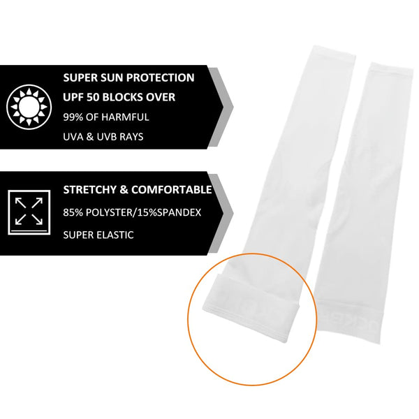 ROCKBROS Sun Protection Arm Sleeves Cooling Running Golf Fishing Cycling Arm Sleeves