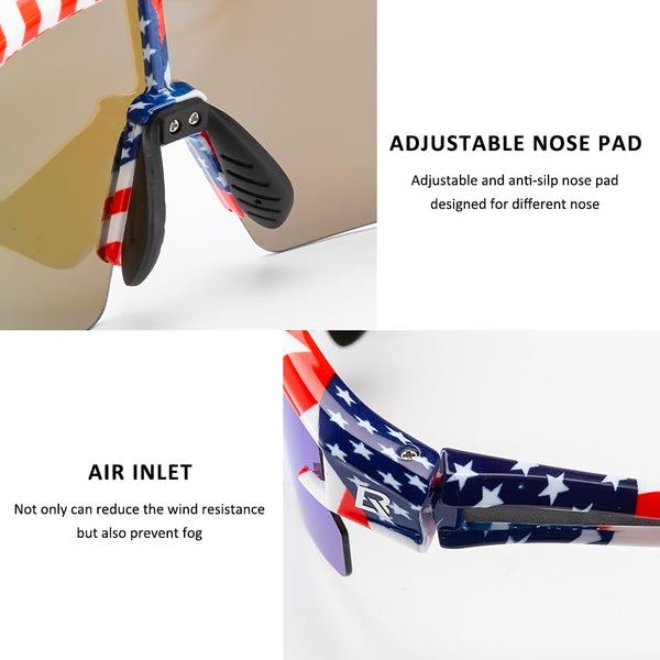 ROCKBROS Polarized Sunglasses for Men Women UV Protection Cycling Sunglasses Sport Glasses
