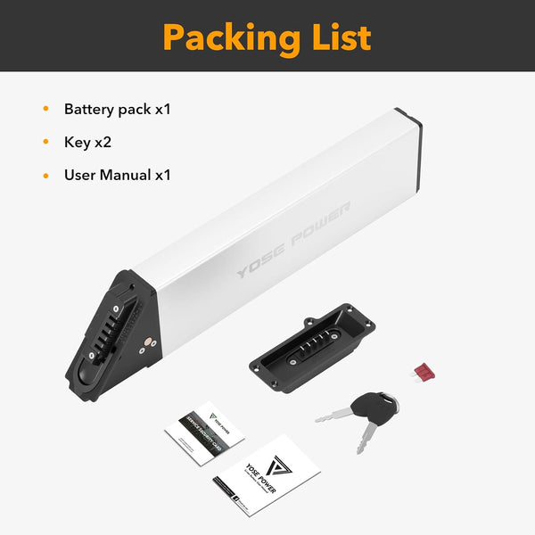 YS YOSE POWER Folding 48V 11.6Ah 558Wh Ebike Battery Compatible with Lectric XP3 Step-Thru Electric Bicycles Fit for Lectric XP Step-Thru 1.0 2.0 3.0 750W 500W Motor Spare Electric Bike Battery