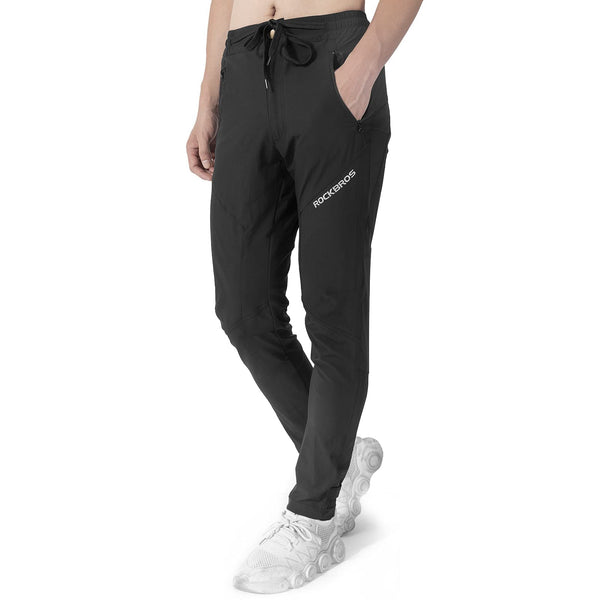 ROCKBROS Mens Cycling Pants Mountain Bike Pants Quick-Dry Biking Pants for Running Hiking Outdoor Sports