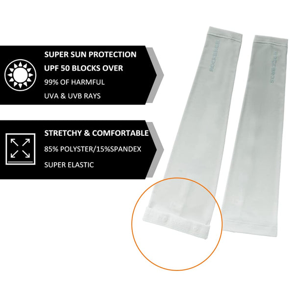 ROCKBROS Sun Protection Arm Sleeves Cooling Running Golf Fishing Cycling Arm Sleeves