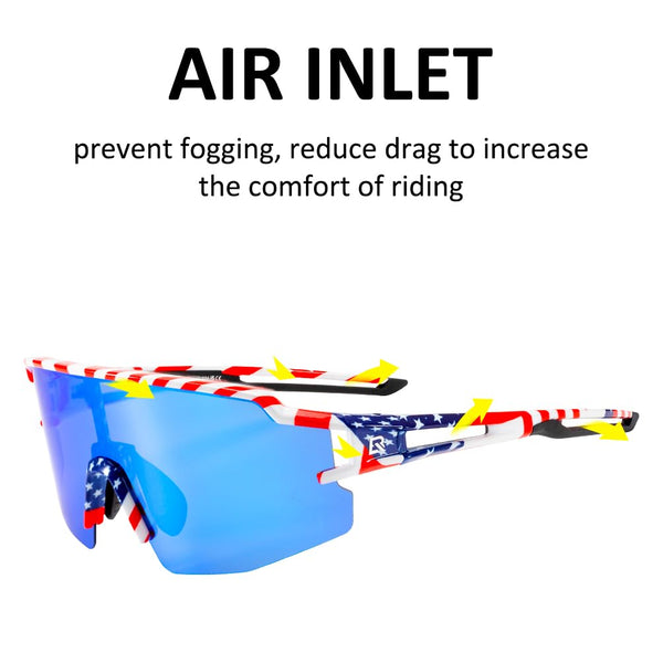 ROCKBROS Polarized Sunglasses for Men Women UV Protection Cycling Sunglasses Sport Glasses