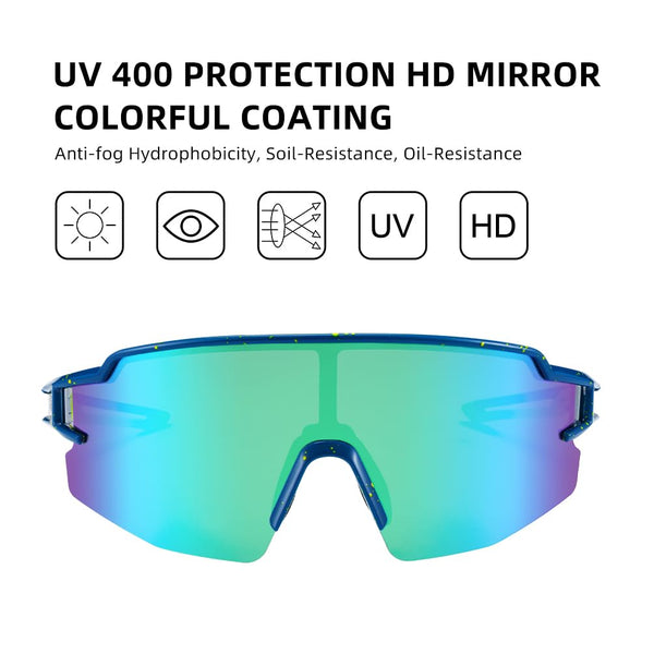 ROCKBROS Polarized Sunglasses for Men Women UV Protection Cycling Sunglasses Sport Glasses