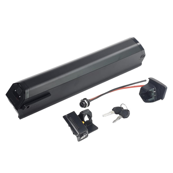 Reention Dorado Electric Bike Battery 48V 14Ah 17.5Ah Fit ForGIO Magnum i6 NCM Shengmilo MX03 EBike Batteries and Base Lock (48v17.5Ah-458mm)