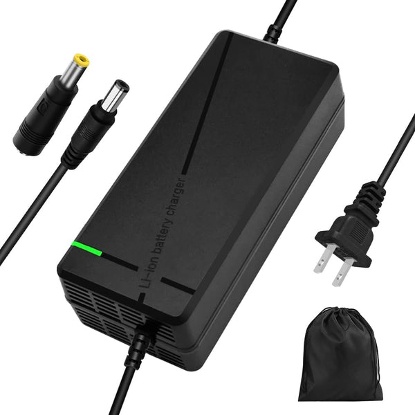 58.8V 3A / 5A Super Fast Charger for 52V Lithium Battery,No Adapter,2 Types of Plugs to Choose from,More Secure.Compatible with Most Plugs. with Cooling System (DC5.5x2.1mm plug-5A)
